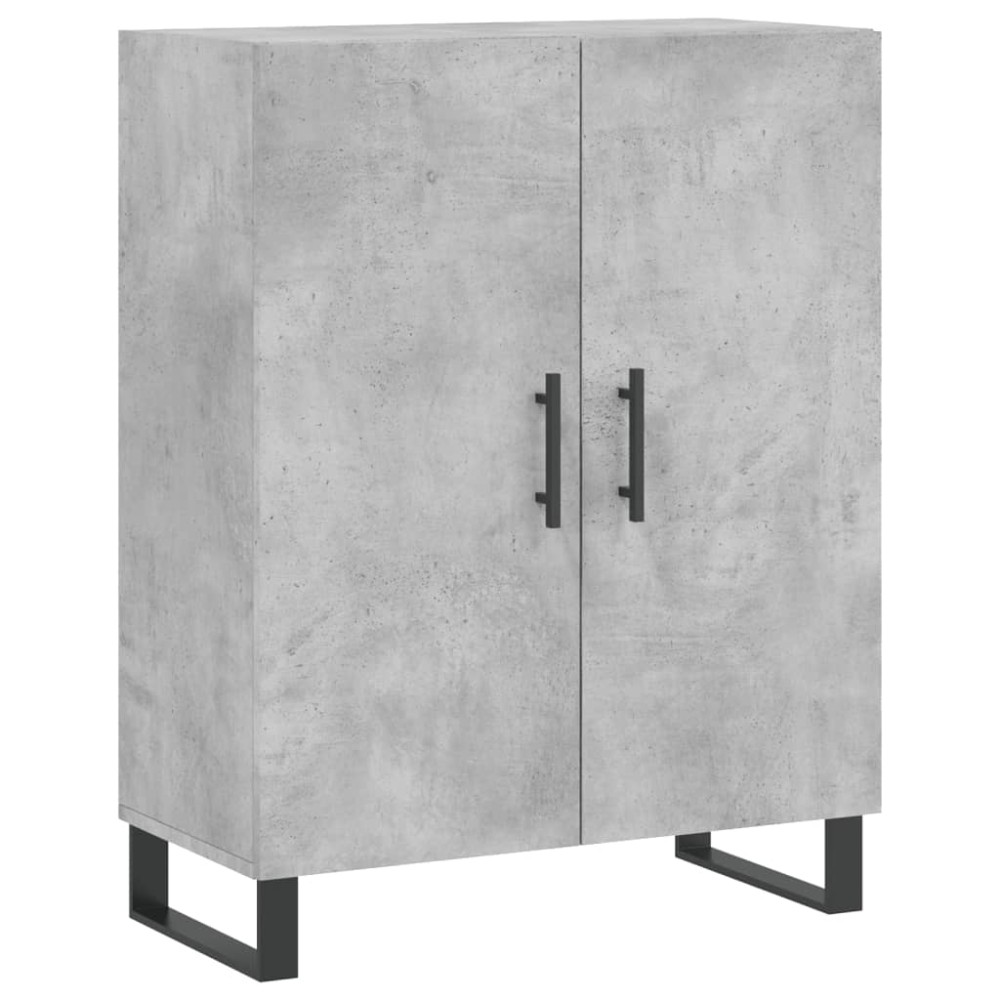 vidaXL Ντουλάπι Γκρι Σκυροδέματος 69,5x34x90 εκ. Επεξεργασμένο Ξύλο
