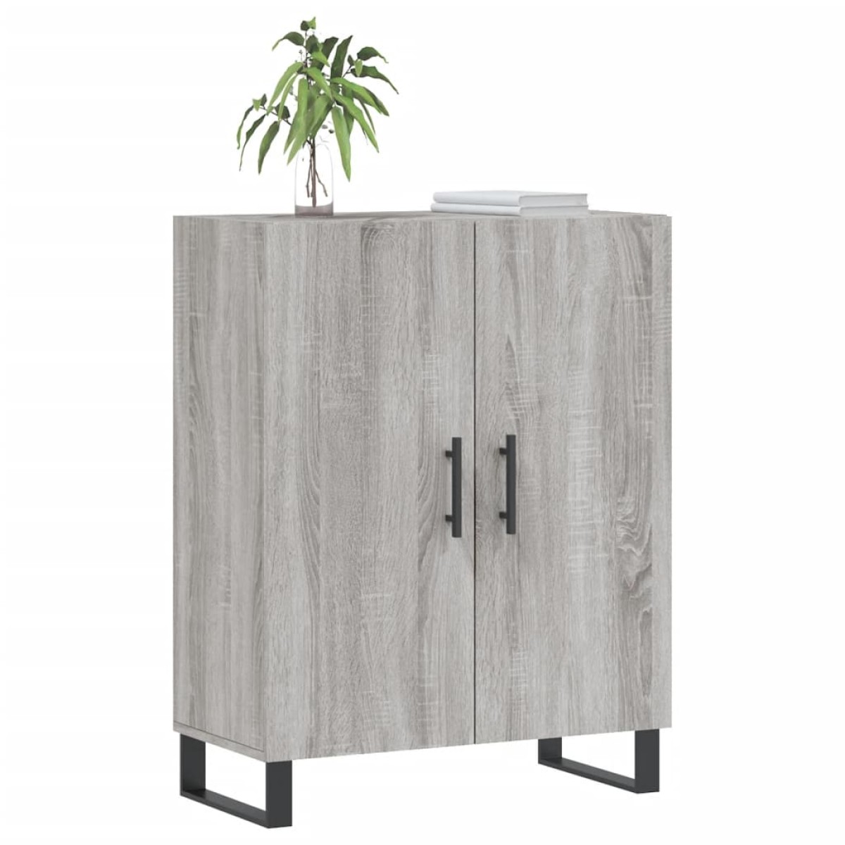 vidaXL Ντουλάπι Γκρι Sonoma 69,5 x 34 x 90 εκ. από Επεξεργασμένο Ξύλο