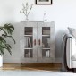 vidaXL Ντουλάπι Γκρι Σκυροδέματος 69,5x34x90 εκ. Επεξεργασμένο Ξύλο