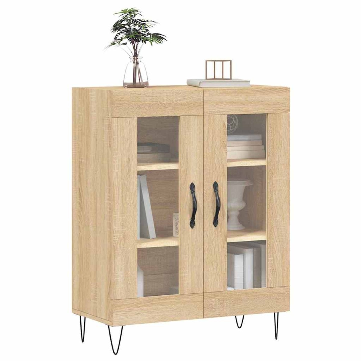 vidaXL Ντουλάπι Sonoma Δρυς 69,5 x 34 x 90 εκ. από Επεξεργασμένο Ξύλο