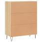 vidaXL Ντουλάπι Sonoma Δρυς 69,5 x 34 x 90 εκ. από Επεξεργασμένο Ξύλο