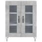 vidaXL Ντουλάπι Γκρι Σκυροδέματος 69,5x34x90 εκ. Επεξεργασμένο Ξύλο