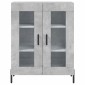 vidaXL Ντουλάπι Γκρι Σκυροδέματος 69,5x34x90 εκ. Επεξεργασμένο Ξύλο