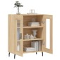 vidaXL Ντουλάπι Sonoma Δρυς 69,5 x 34 x 90 εκ. από Επεξεργασμένο Ξύλο