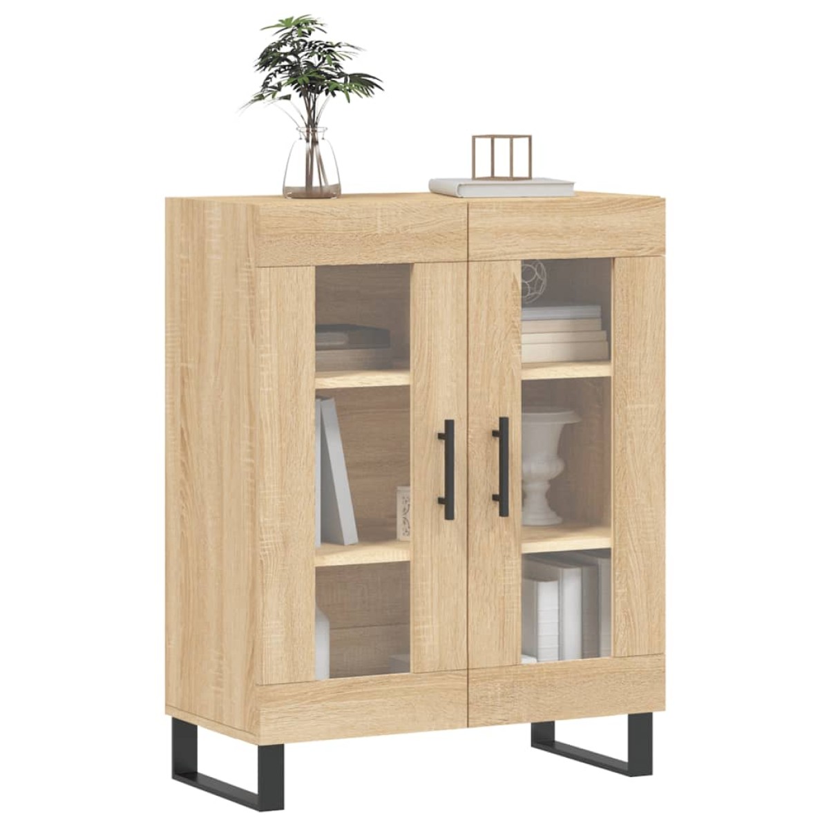 vidaXL Ντουλάπι Sonoma Δρυς 69,5 x 34 x 90 εκ. από Επεξεργασμένο Ξύλο