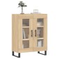 vidaXL Ντουλάπι Sonoma Δρυς 69,5 x 34 x 90 εκ. από Επεξεργασμένο Ξύλο
