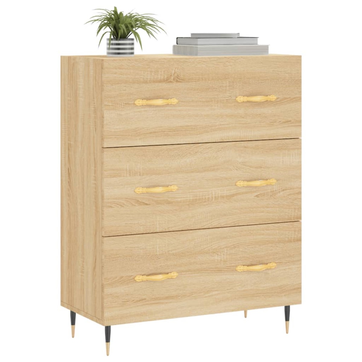 vidaXL Ντουλάπι Sonoma Δρυς 69,5 x 34 x 90 εκ. από Επεξεργασμένο Ξύλο