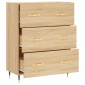 vidaXL Ντουλάπι Sonoma Δρυς 69,5 x 34 x 90 εκ. από Επεξεργασμένο Ξύλο