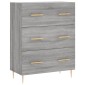 vidaXL Ντουλάπι Γκρι Sonoma 69,5 x 34 x 90 εκ. από Επεξεργασμένο Ξύλο
