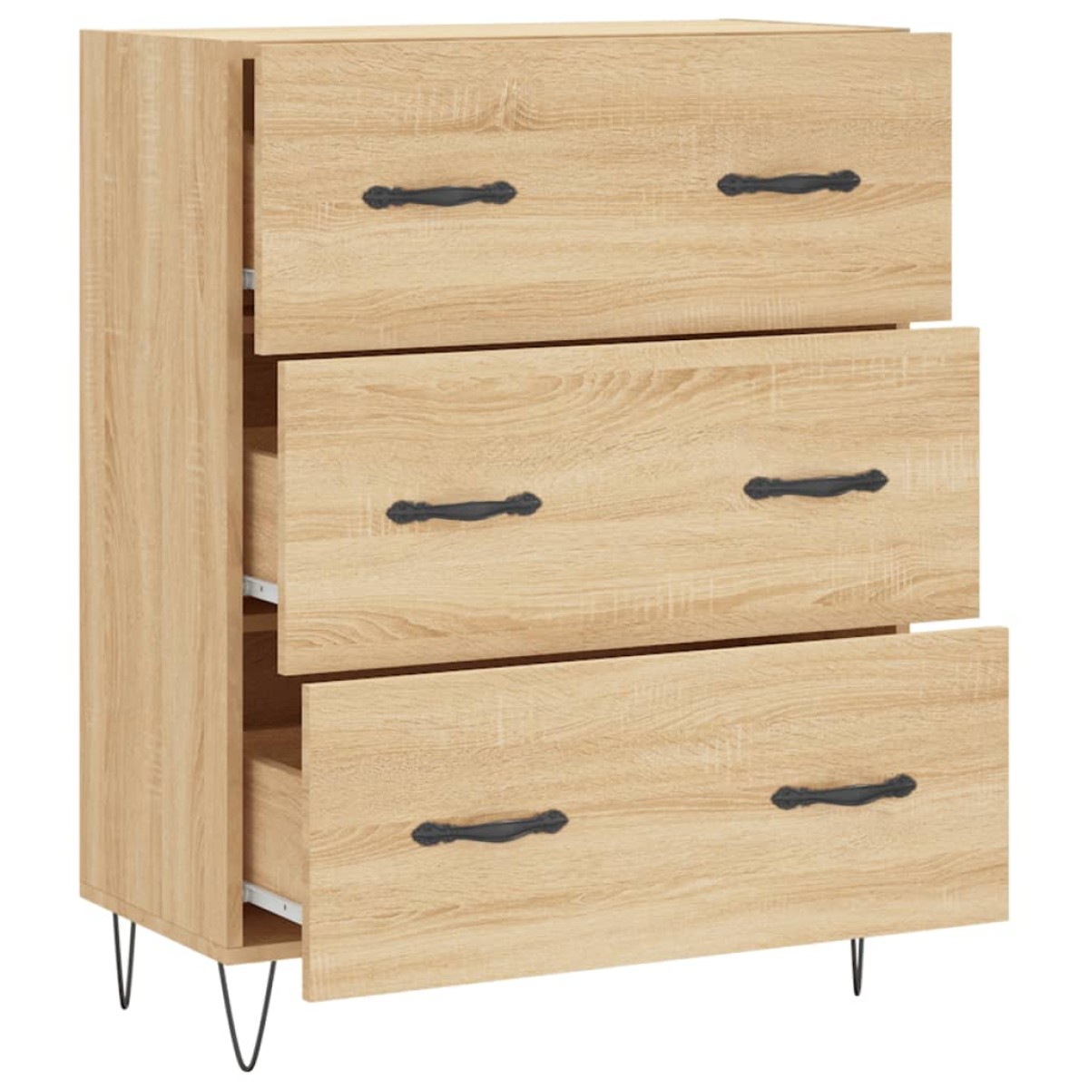 vidaXL Ντουλάπι Sonoma Δρυς 69,5 x 34 x 90 εκ. από Επεξεργασμένο Ξύλο