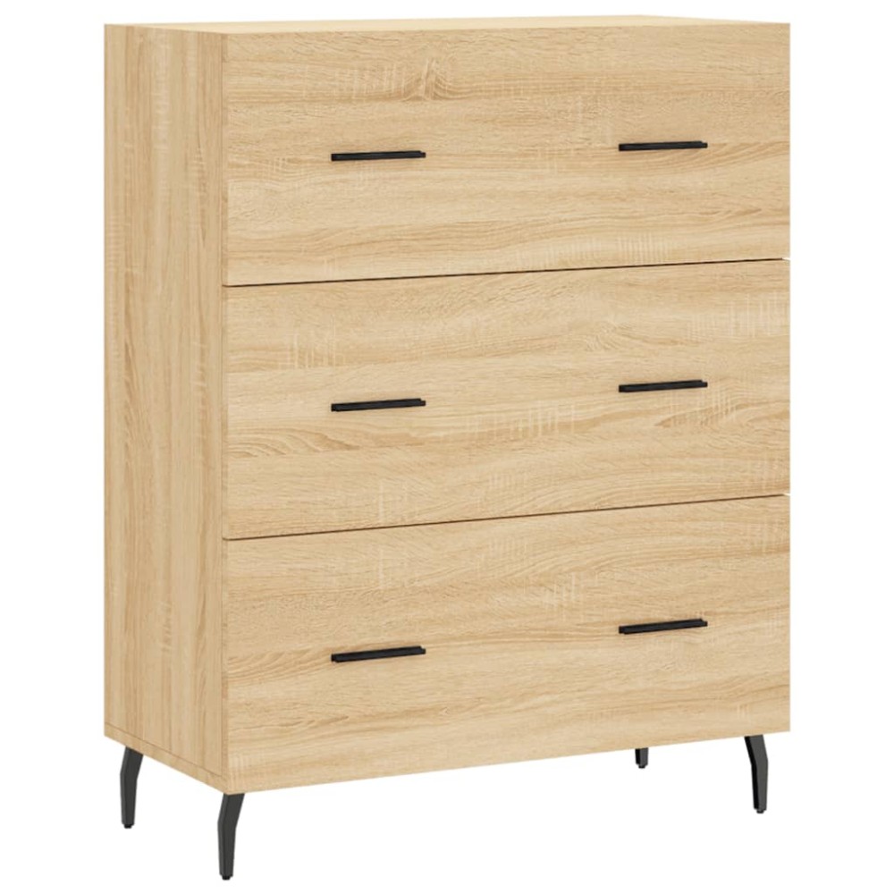vidaXL Ντουλάπι Sonoma Δρυς 69,5 x 34 x 90 εκ. από Επεξεργασμένο Ξύλο