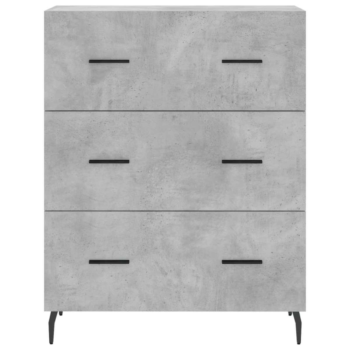 vidaXL Ντουλάπι Γκρι Σκυροδέματος 69,5x34x90 εκ. Επεξεργασμένο Ξύλο