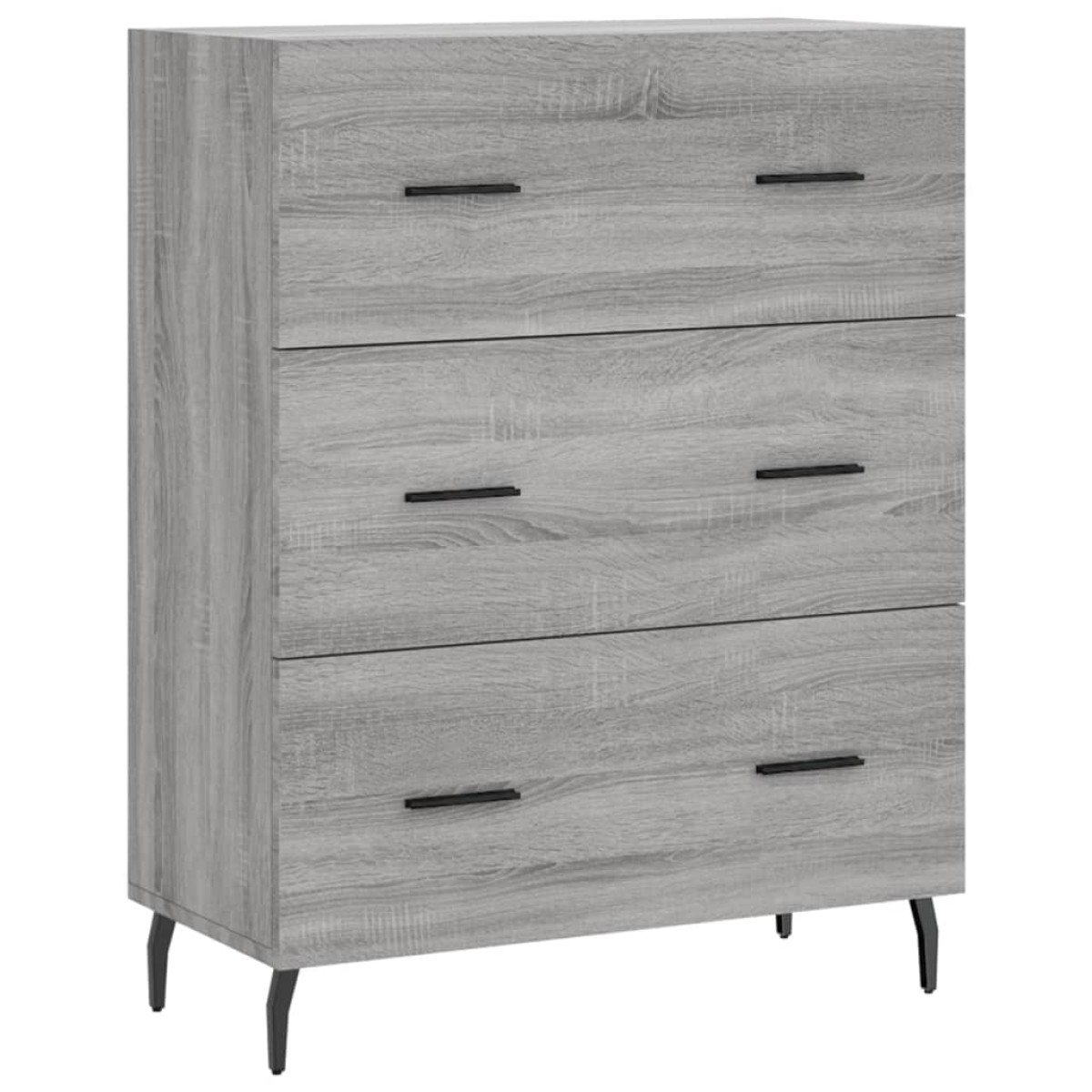 vidaXL Ντουλάπι Γκρι Sonoma 69,5 x 34 x 90 εκ. από Επεξεργασμένο Ξύλο