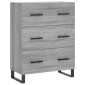 vidaXL Ντουλάπι Γκρι Sonoma 69,5 x 34 x 90 εκ. από Επεξεργασμένο Ξύλο