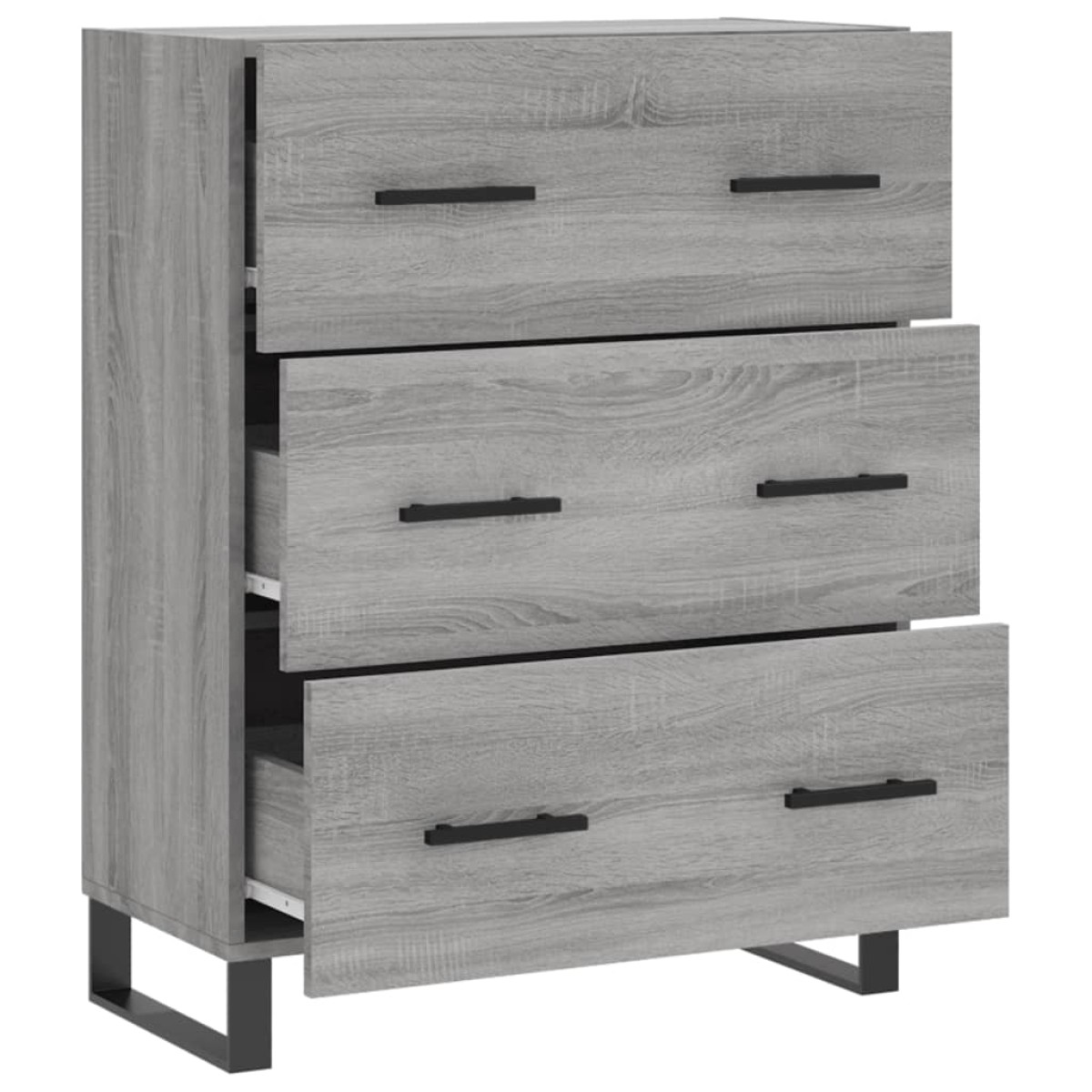 vidaXL Ντουλάπι Γκρι Sonoma 69,5 x 34 x 90 εκ. από Επεξεργασμένο Ξύλο