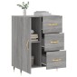 vidaXL Ντουλάπι Γκρι Sonoma 69,5 x 34 x 90 εκ. από Επεξεργασμένο Ξύλο