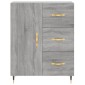 vidaXL Ντουλάπι Γκρι Sonoma 69,5 x 34 x 90 εκ. από Επεξεργασμένο Ξύλο