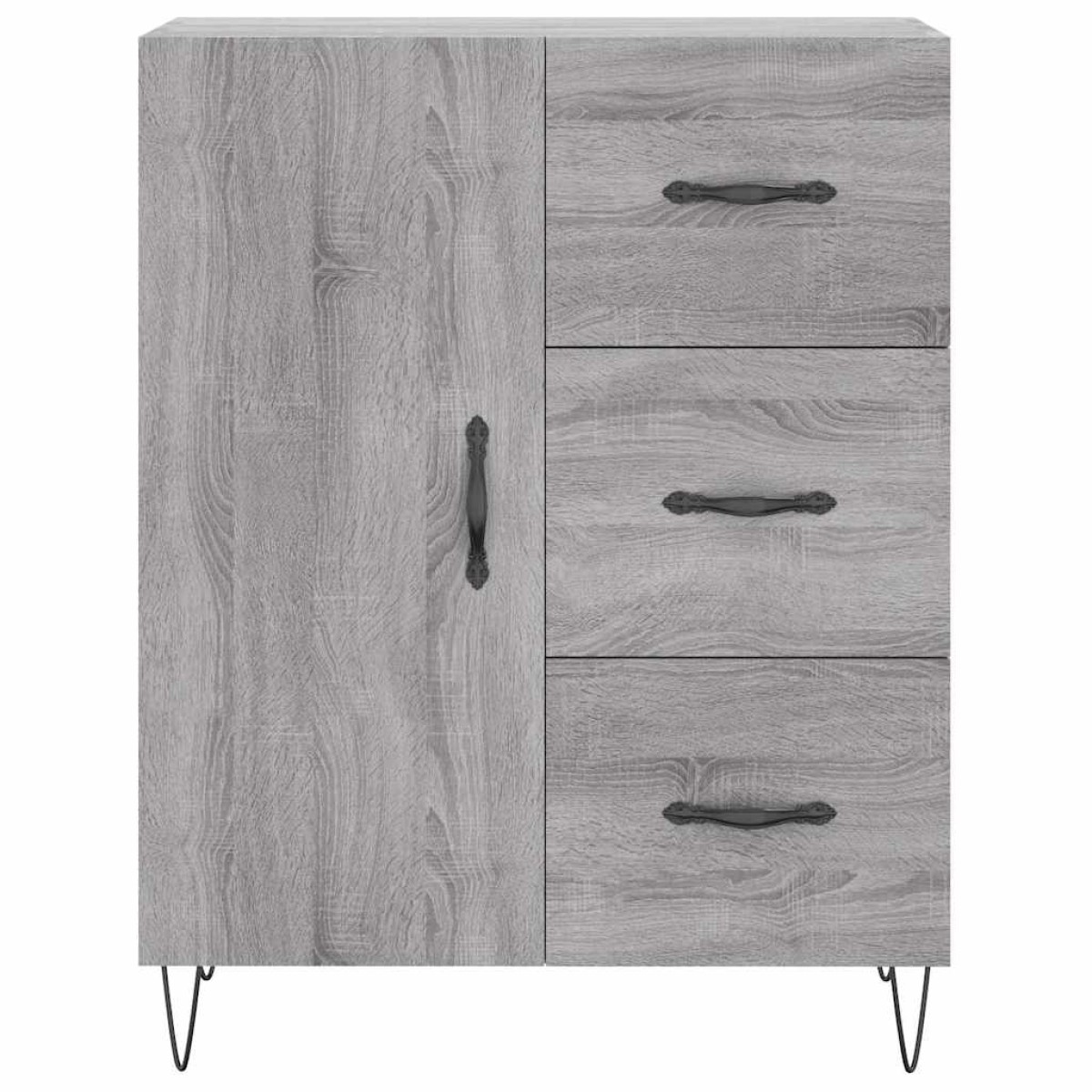 vidaXL Ντουλάπι Γκρι Sonoma 69,5 x 34 x 90 εκ. από Επεξεργασμένο Ξύλο