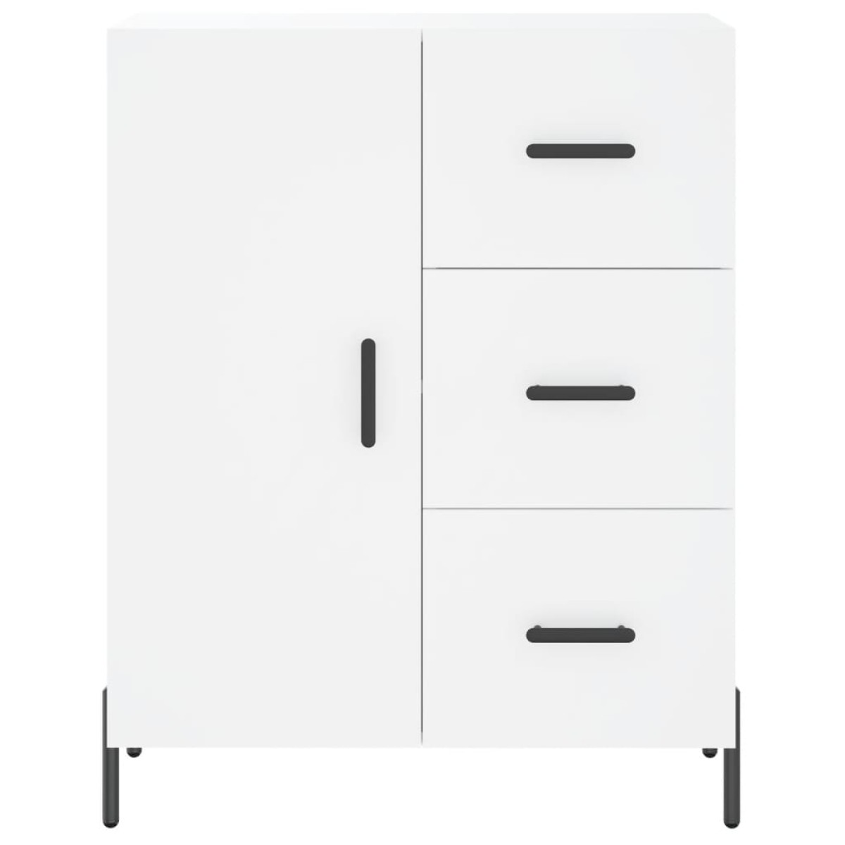 vidaXL Ντουλάπι Λευκό 69,5 x 34 x 90 εκ. από Επεξεργασμένο Ξύλο