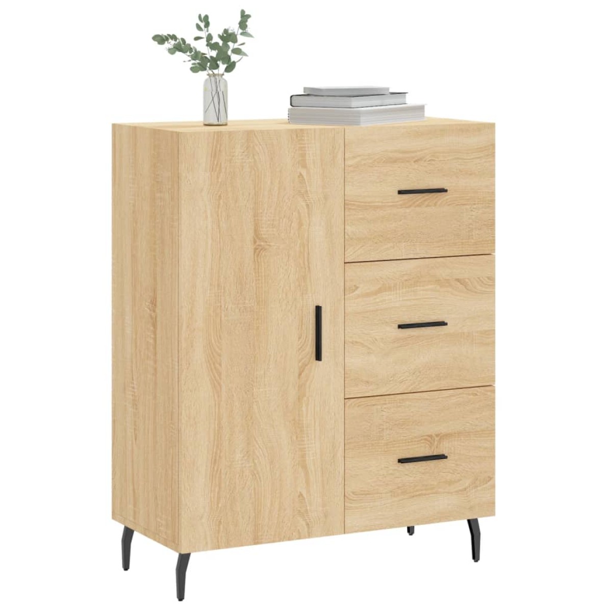 vidaXL Ντουλάπι Sonoma Δρυς 69,5 x 34 x 90 εκ. από Επεξεργασμένο Ξύλο