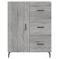 vidaXL Ντουλάπι Γκρι Sonoma 69,5 x 34 x 90 εκ. από Επεξεργασμένο Ξύλο