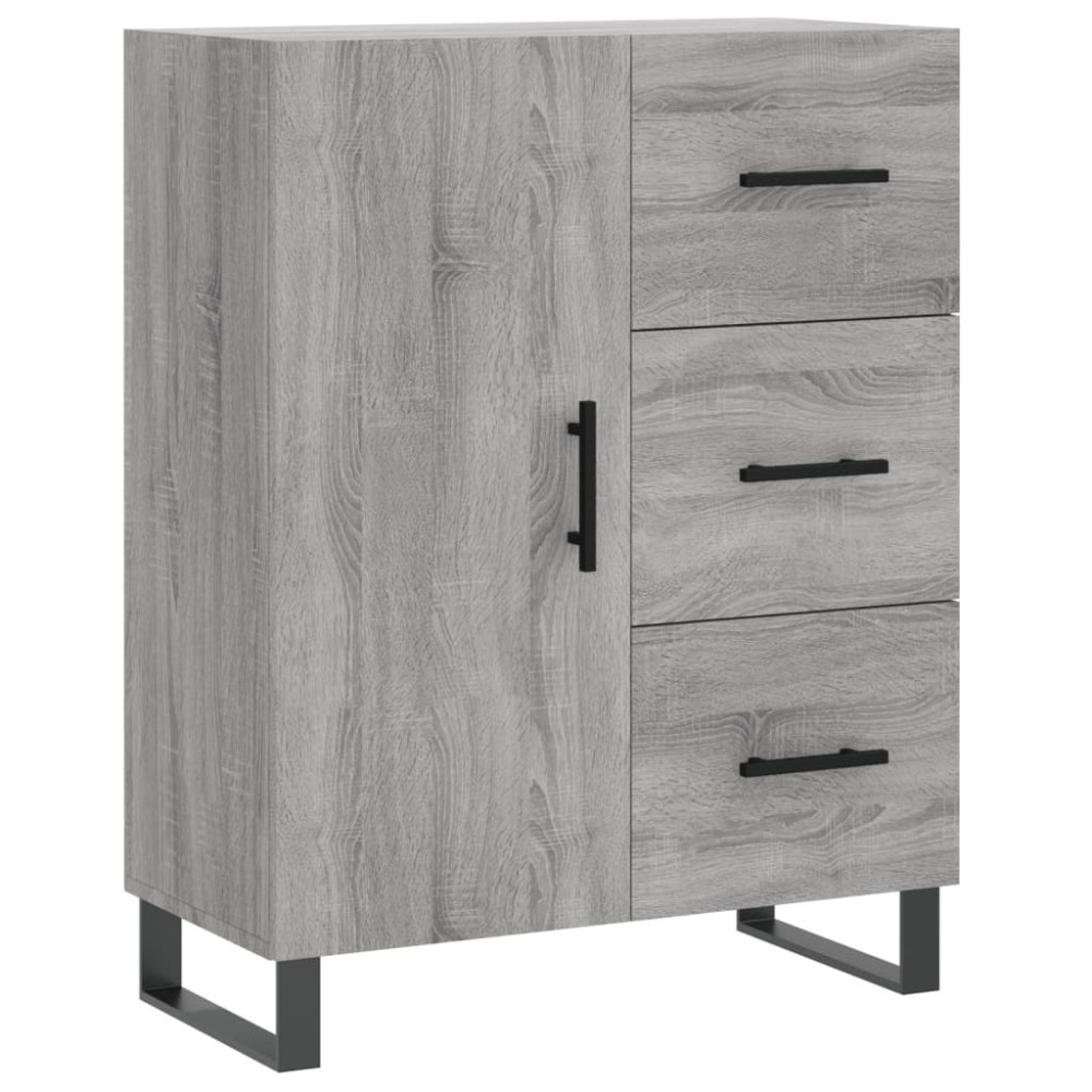 vidaXL Ντουλάπι Γκρι Sonoma 69,5 x 34 x 90 εκ. από Επεξεργασμένο Ξύλο