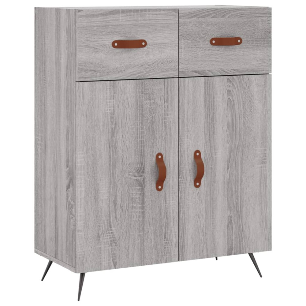 vidaXL Ντουλάπι Γκρι Sonoma 69,5 x 34 x 90 εκ. από Επεξεργασμένο Ξύλο