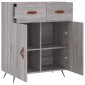 vidaXL Ντουλάπι Γκρι Sonoma 69,5 x 34 x 90 εκ. από Επεξεργασμένο Ξύλο