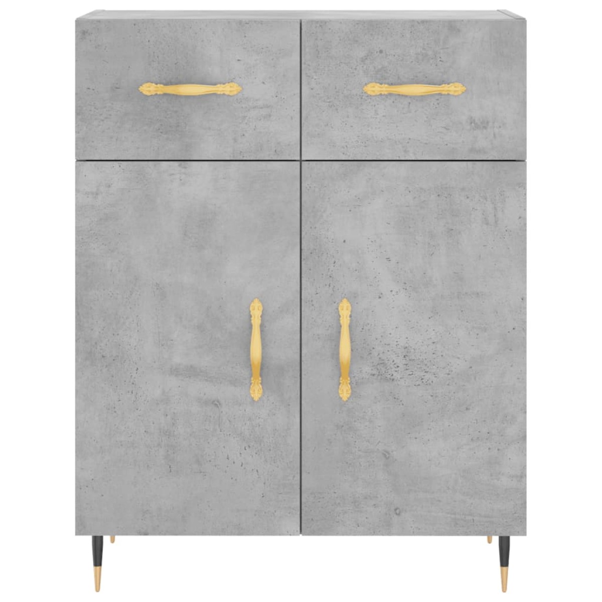 vidaXL Ντουλάπι Γκρι Σκυροδέματος 69,5x34x90 εκ. Επεξεργασμένο Ξύλο