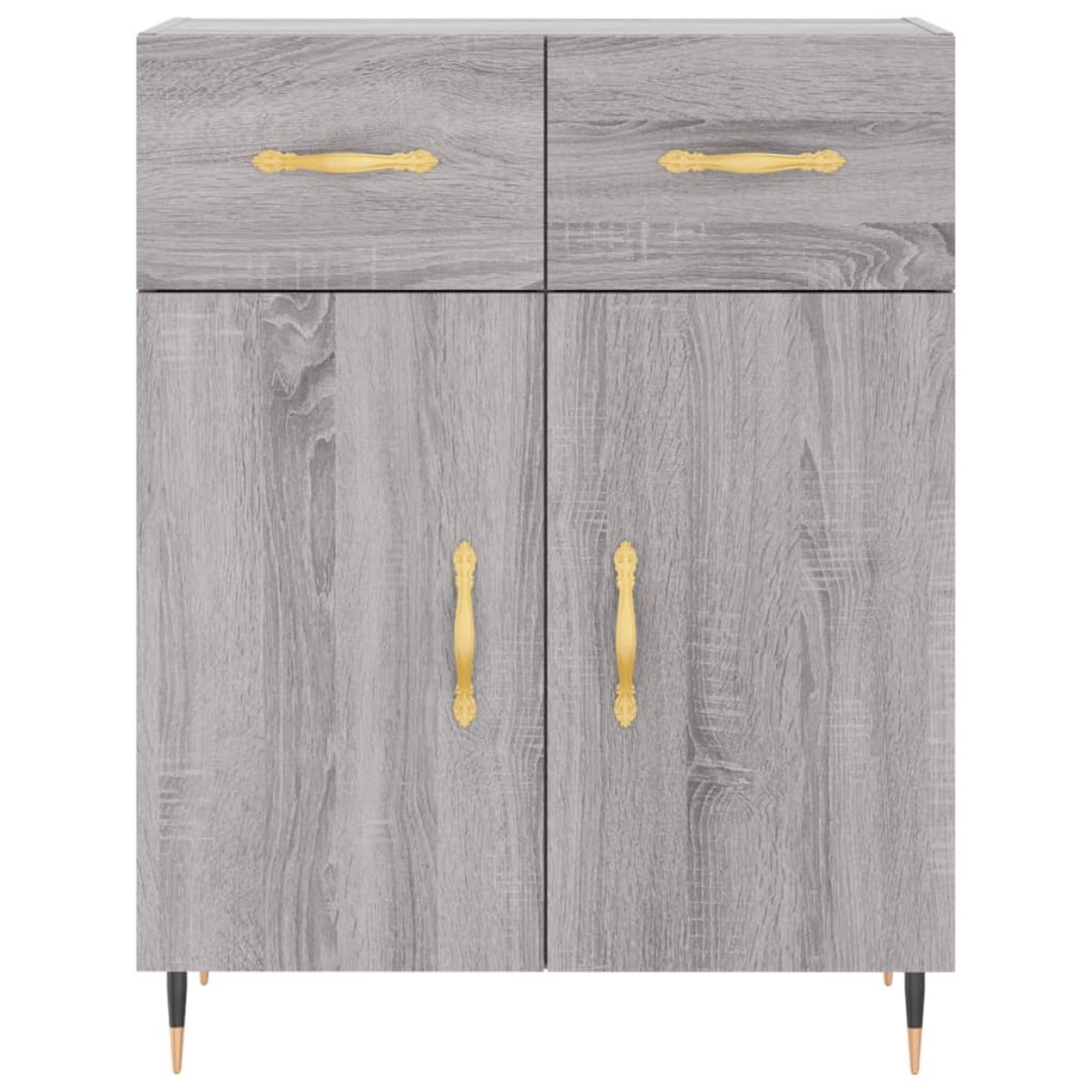 vidaXL Ντουλάπι Γκρι Sonoma 69,5 x 34 x 90 εκ. από Επεξεργασμένο Ξύλο