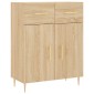 vidaXL Ντουλάπι Sonoma Δρυς 69,5 x 34 x 90 εκ. από Επεξεργασμένο Ξύλο