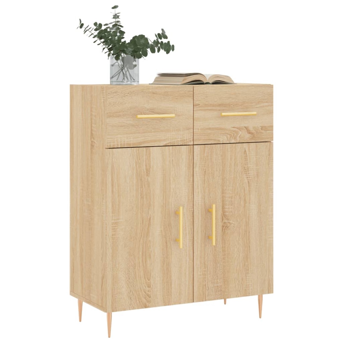 vidaXL Ντουλάπι Sonoma Δρυς 69,5 x 34 x 90 εκ. από Επεξεργασμένο Ξύλο