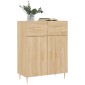 vidaXL Ντουλάπι Sonoma Δρυς 69,5 x 34 x 90 εκ. από Επεξεργασμένο Ξύλο