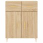 vidaXL Ντουλάπι Sonoma Δρυς 69,5 x 34 x 90 εκ. από Επεξεργασμένο Ξύλο