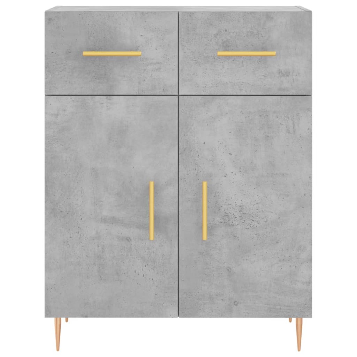 vidaXL Ντουλάπι Γκρι Σκυροδέματος 69,5x34x90 εκ. Επεξεργασμένο Ξύλο