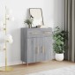 vidaXL Ντουλάπι Γκρι Sonoma 69,5 x 34 x 90 εκ. από Επεξεργασμένο Ξύλο