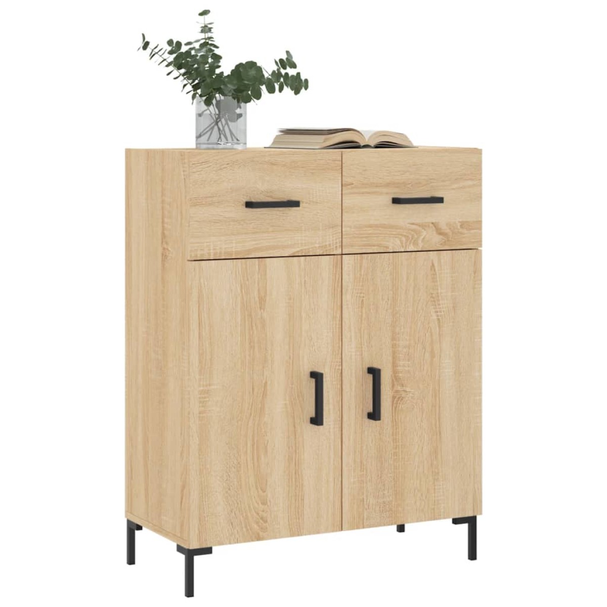 vidaXL Ντουλάπι Sonoma Δρυς 69,5 x 34 x 90 εκ. από Επεξεργασμένο Ξύλο