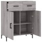 vidaXL Ντουλάπι Γκρι Sonoma 69,5 x 34 x 90 εκ. από Επεξεργασμένο Ξύλο