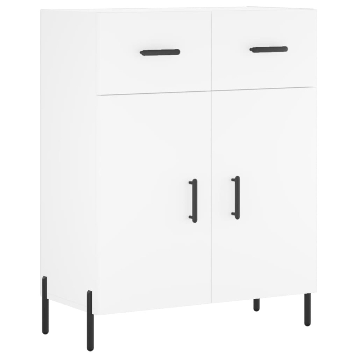 vidaXL Ντουλάπι Λευκό 69,5 x 34 x 90 εκ. από Επεξεργασμένο Ξύλο