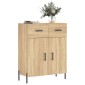 vidaXL Ντουλάπι Sonoma Δρυς 69,5 x 34 x 90 εκ. από Επεξεργασμένο Ξύλο
