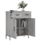 vidaXL Ντουλάπι Γκρι Sonoma 69,5 x 34 x 90 εκ. από Επεξεργασμένο Ξύλο