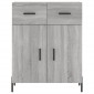 vidaXL Ντουλάπι Γκρι Sonoma 69,5 x 34 x 90 εκ. από Επεξεργασμένο Ξύλο