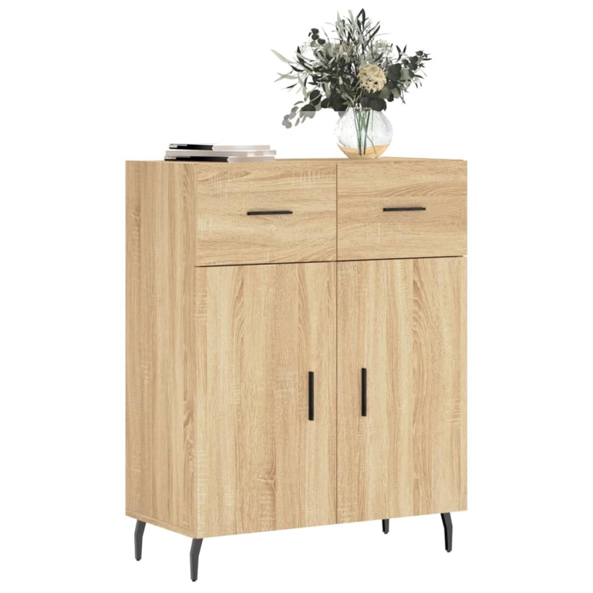 vidaXL Ντουλάπι Sonoma Δρυς 69,5 x 34 x 90 εκ. από Επεξεργασμένο Ξύλο