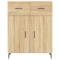 vidaXL Ντουλάπι Sonoma Δρυς 69,5 x 34 x 90 εκ. από Επεξεργασμένο Ξύλο