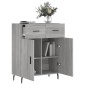 vidaXL Ντουλάπι Γκρι Sonoma 69,5 x 34 x 90 εκ. από Επεξεργασμένο Ξύλο