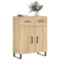 vidaXL Ντουλάπι Sonoma Δρυς 69,5 x 34 x 90 εκ. από Επεξεργασμένο Ξύλο