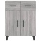 vidaXL Ντουλάπι Γκρι Sonoma 69,5 x 34 x 90 εκ. από Επεξεργασμένο Ξύλο