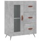 vidaXL Ντουλάπι Γκρι Σκυροδέματος 69,5x34x90 εκ. Επεξεργασμένο Ξύλο