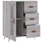 vidaXL Ντουλάπι Γκρι Sonoma 69,5 x 34 x 90 εκ. από Επεξεργασμένο Ξύλο