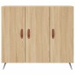 vidaXL Ντουλάπι Sonoma δρυς 90x34x80 εκ. Επεξεργασμένο Ξύλο